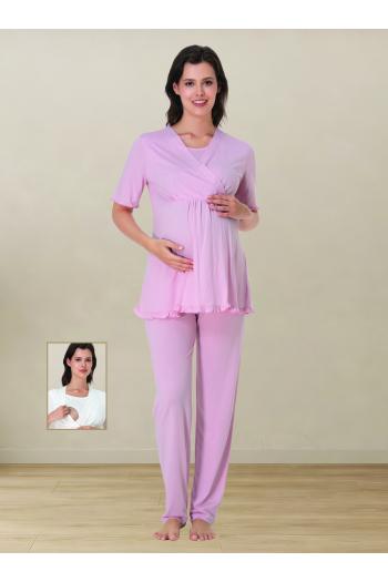 Effortt 3032P Hamile Lohusa Pijama Takımı Effortt 3032P Hamile Lohusa Pijama Takımı